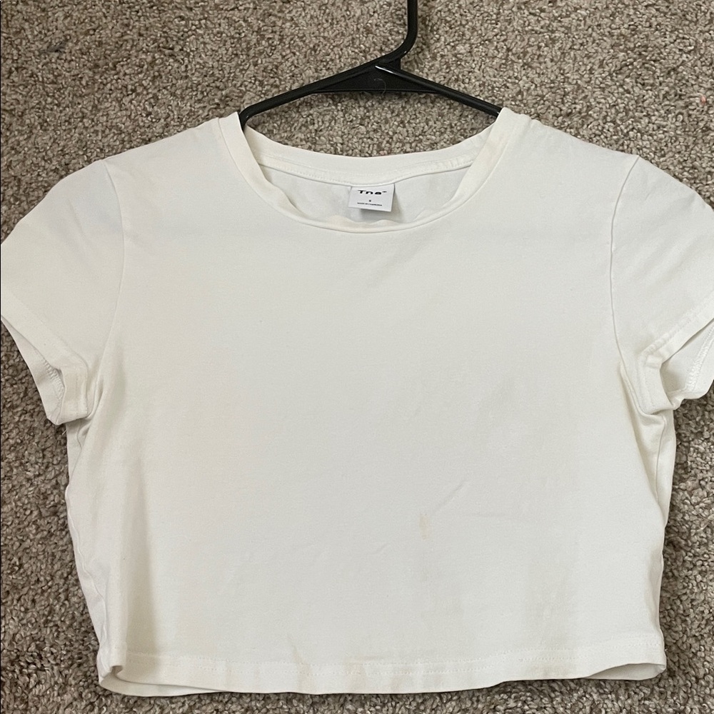 TNA Classic White Crop Top